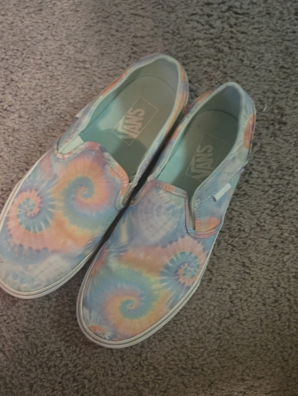 Vans Pastel Tie-Dye Slip-On Sneakers